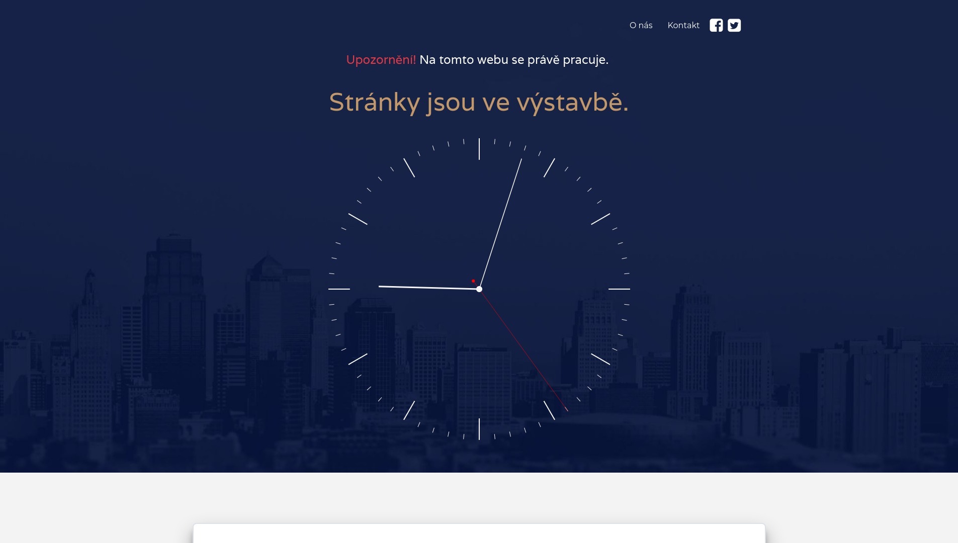 Webová šablona - brzy vyjde
